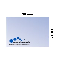 90x50 mm fekvő névjegy bemutató kép