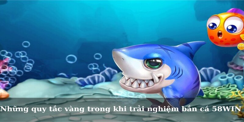 Những quy tắc vàng trong khi trải nghiệm bắn cá 58WIN 