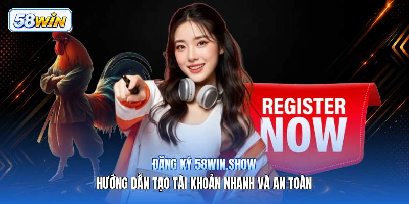 Đăng Ký 58win.show – Hướng Dẫn Tạo Tài Khoản Nhanh Và An Toàn